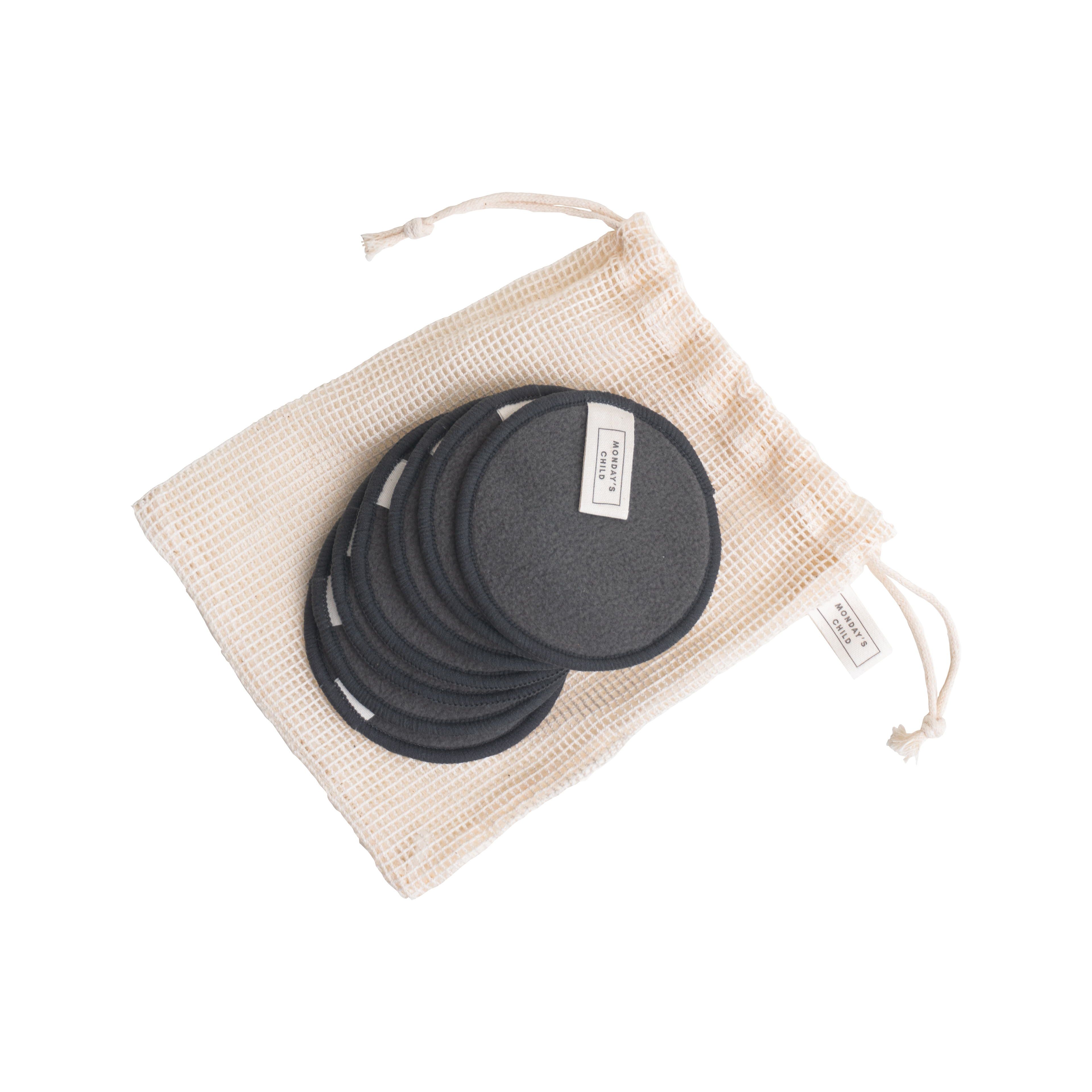 CHARCOAL REUSABLE CLEANSING PADS